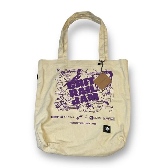 Thread Canvas Reusable Bag - Picture 1 of 6